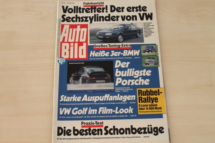 Deckblatt Auto Bild (18/1991)